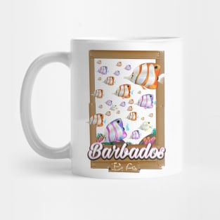 Barbados Travel Poster Mug